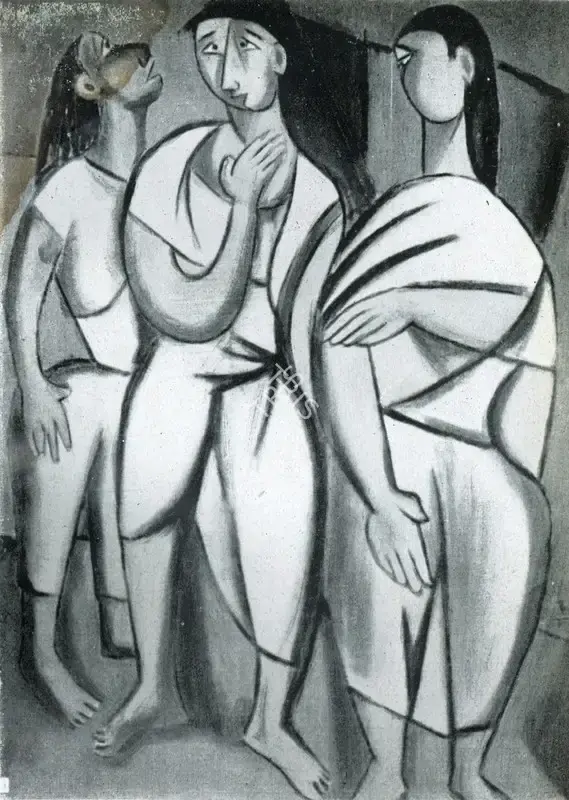 Ramkumar (Artist). Cry in the Wilderness, n.d. | Painting