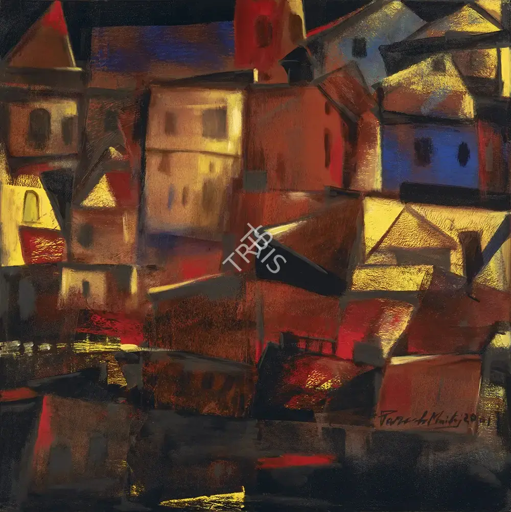 Maity, Paresh (Artist). Gleaming, 2001 | Painting