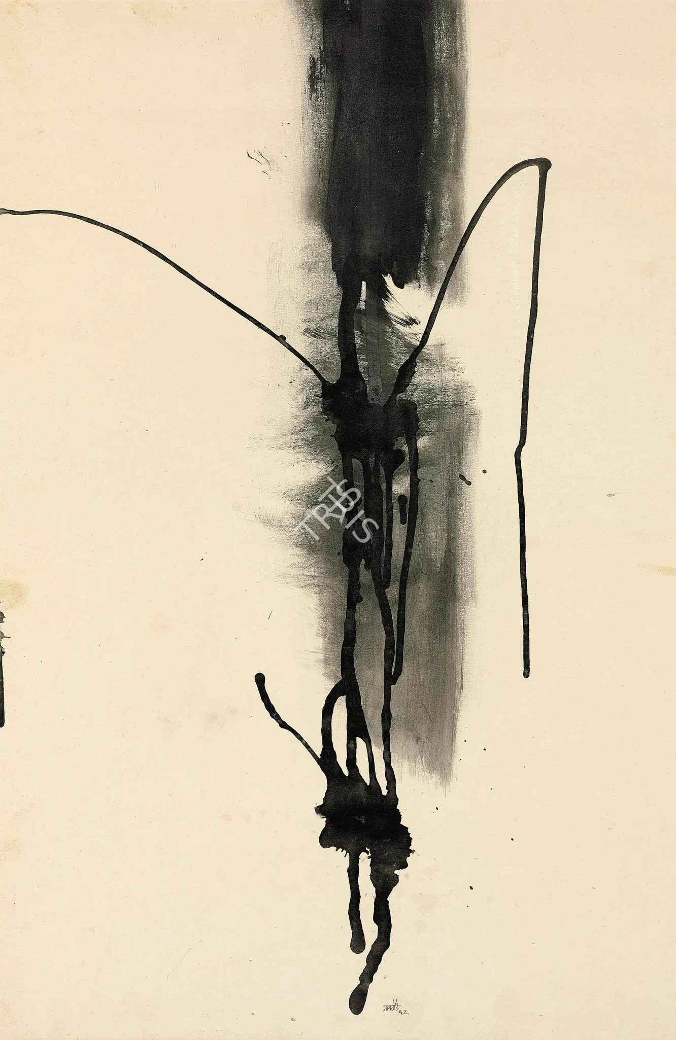 Gaitonde, V.S. (Artist). Untitled, 1962 | Drawing