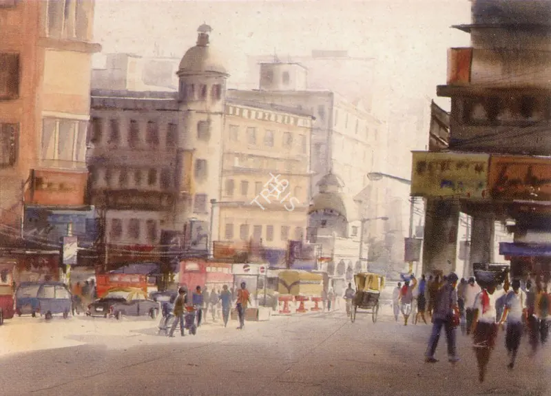 Sarkar, Samiran (Artist). Chitpur, 2002 | Painting