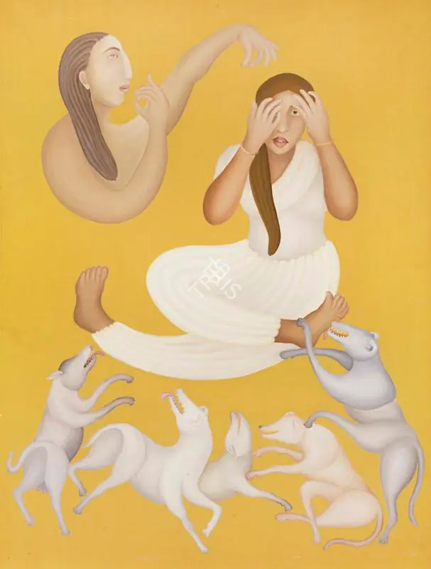 Bawa, Manjit (Artist). Untitled. Oil on canvas, n.d. | Painting | FineArts | 00335959