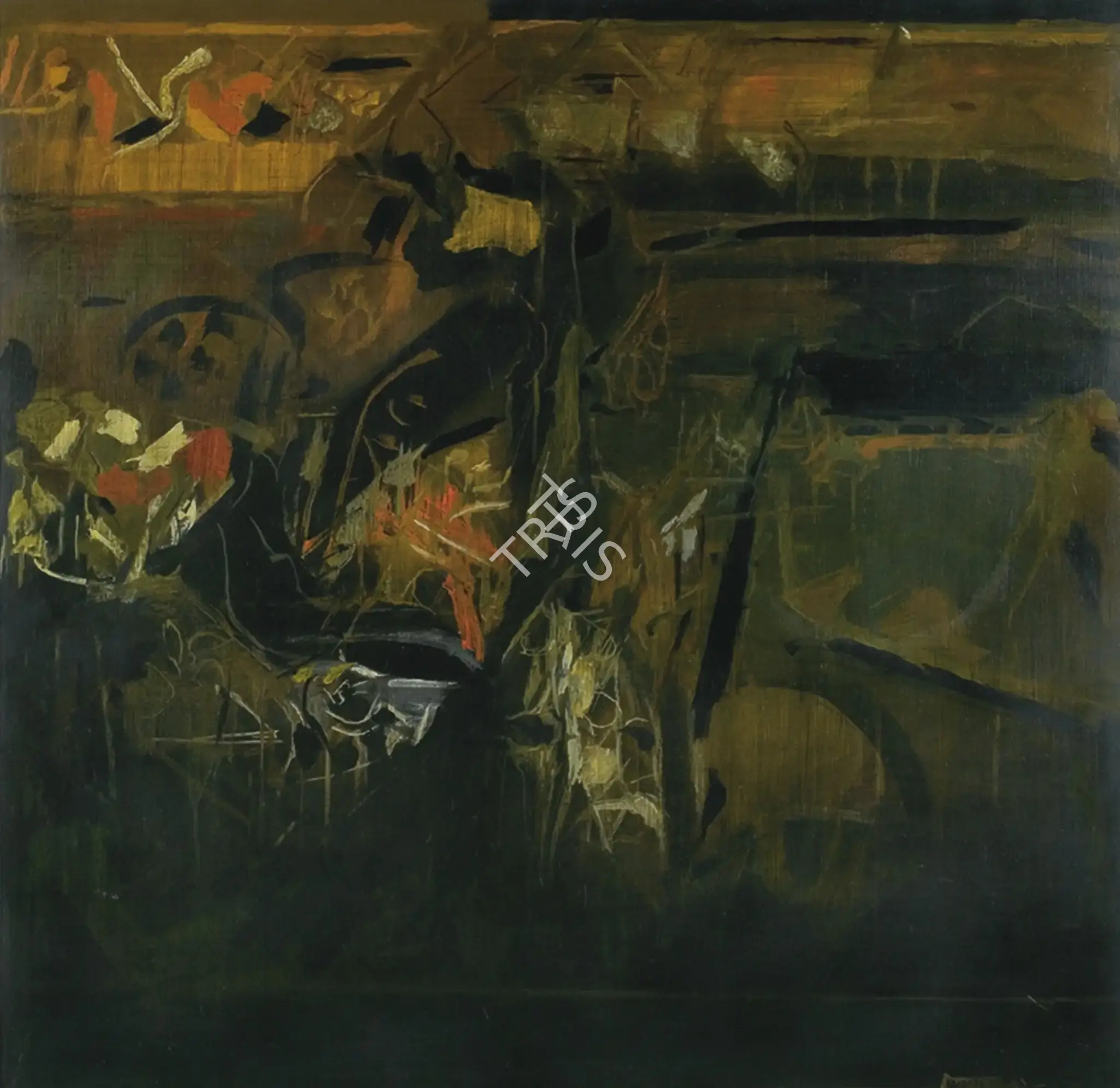 Raza, S.H. (Artist). Untitled, 1980 | Painting