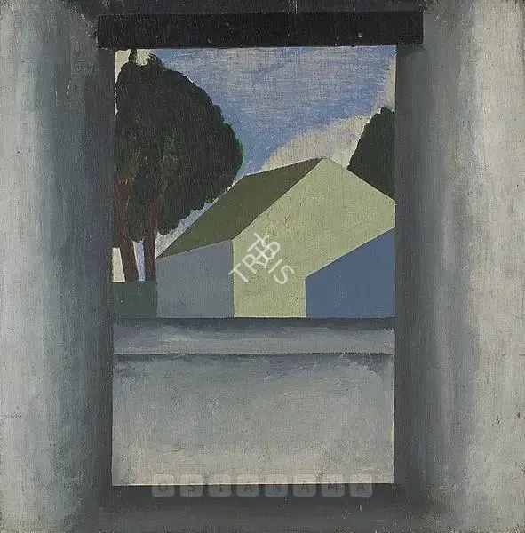 Dodiya, Atul (Artist). The Window. Acrylic on plywood, 1990 | Painting | FineArts | 00600844