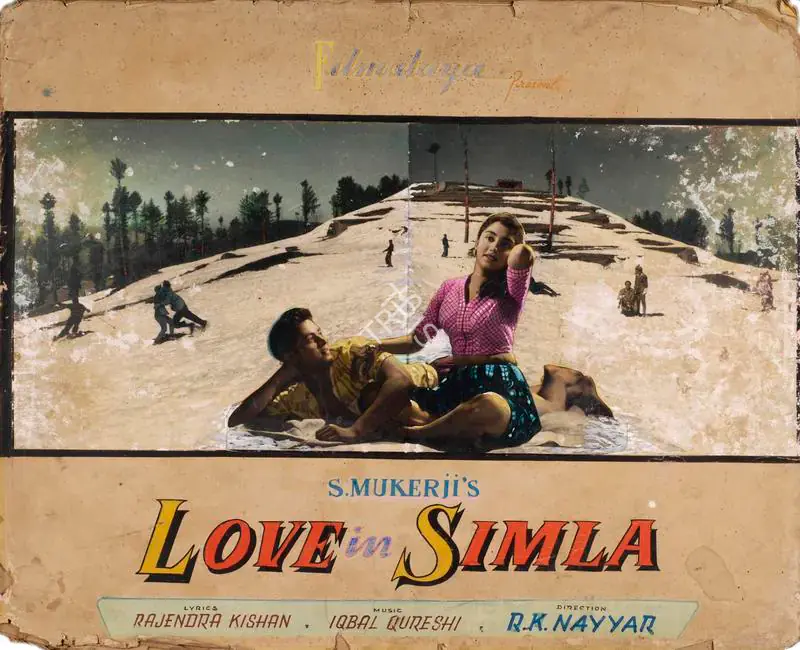 Mukerjee, S. (Producer), Love In Simla, 1960 | Showcard | CinemaEducation | 00763154