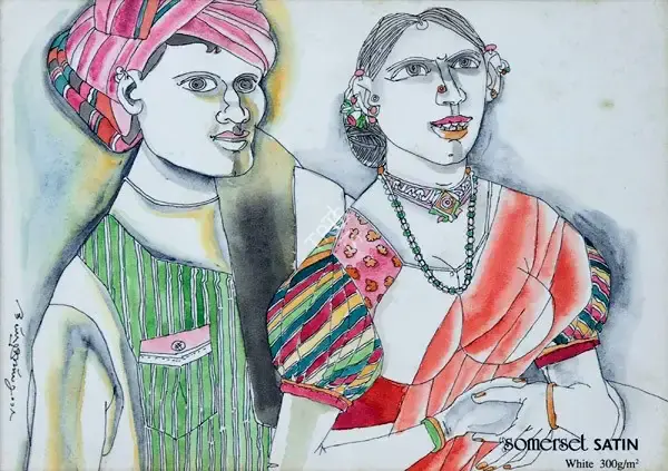 Goud, K. Laxma (Artist). Untitled, 2001 | Painting