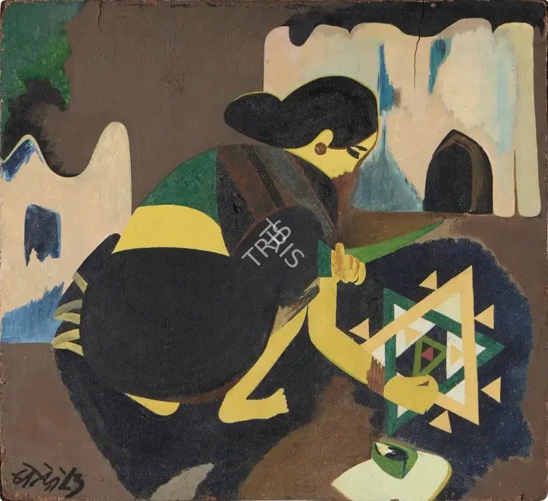 Bendre, N.S. (Artist). Untitled, 1983 | Painting