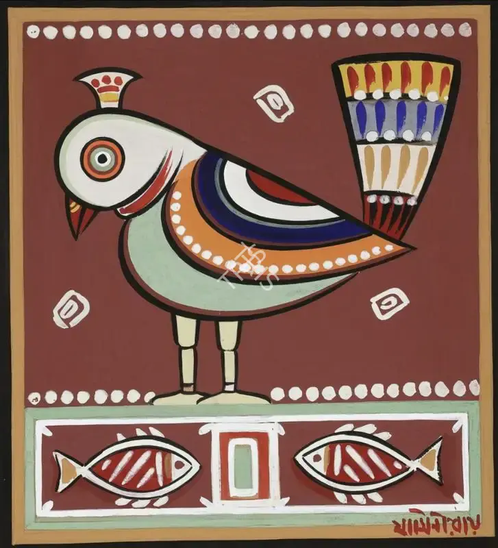 Roy, Jamini (Artist). Untitled (Bird), n.d. | Painting