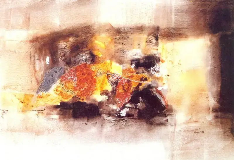 Shreshtha, Laxman (Artist). Untitled, 1997 | Painting