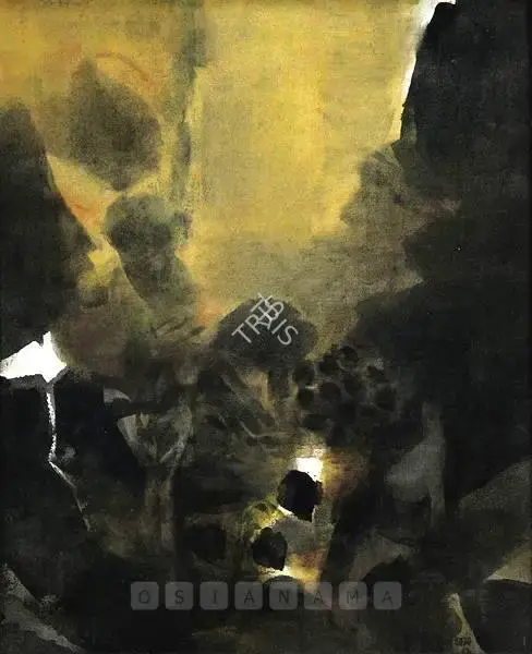 Raza, S.H. (Artist). Col De Castillon, 1967 | Painting