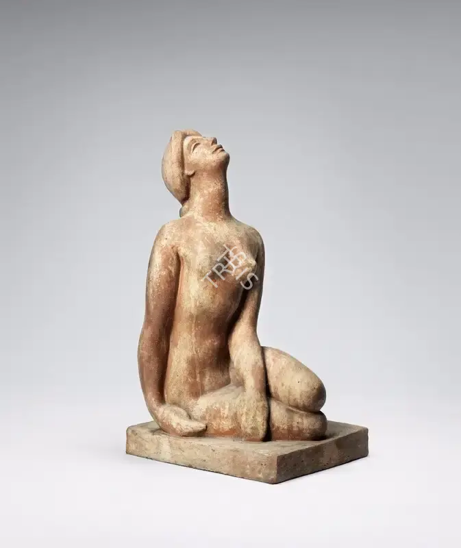 Kar, Chintamoni (Artist). Odalisque. Terracotta, 1947 | Sculpture | FineArts | 00332787