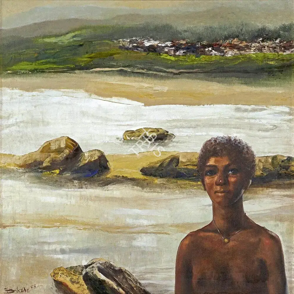 Bhattacharjee, Bikash (Artist). Untitled, 1993 | Painting