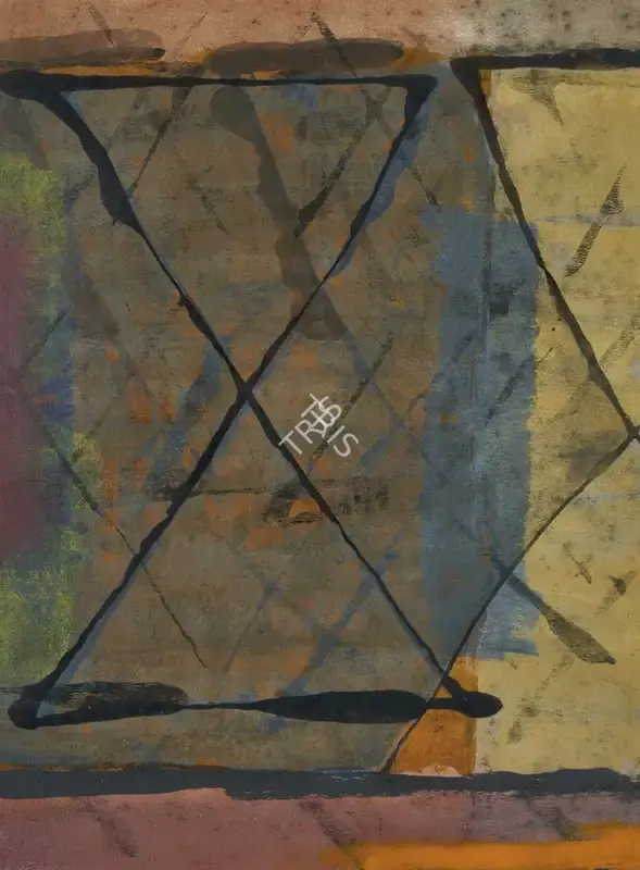Harshavardhana, S. (Artist). Untitled. Mixed media on paper, 2007 | Painting | EconomicsArt | 00868363