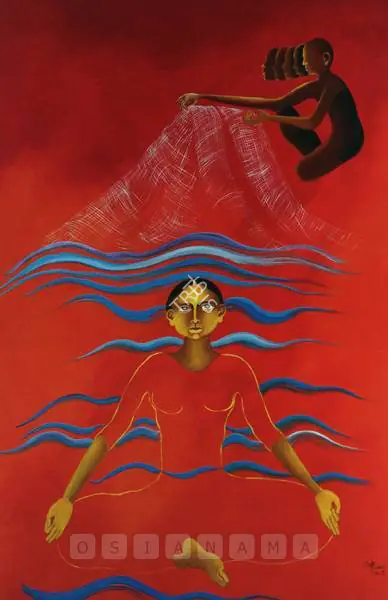 Caur, Arpana (Artist). Yogini & Senses, 2002 | Painting