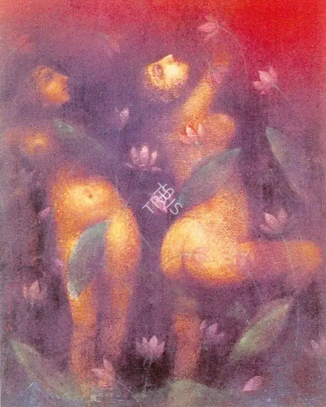 Roy, Suhas (Artist). Mistress of the Moon, c.2001 | Painting