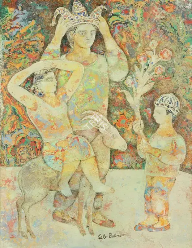Burman, Sakti (Artist). Untitled. Oil on canvas, 1998 | Painting | FineArts | 00334729