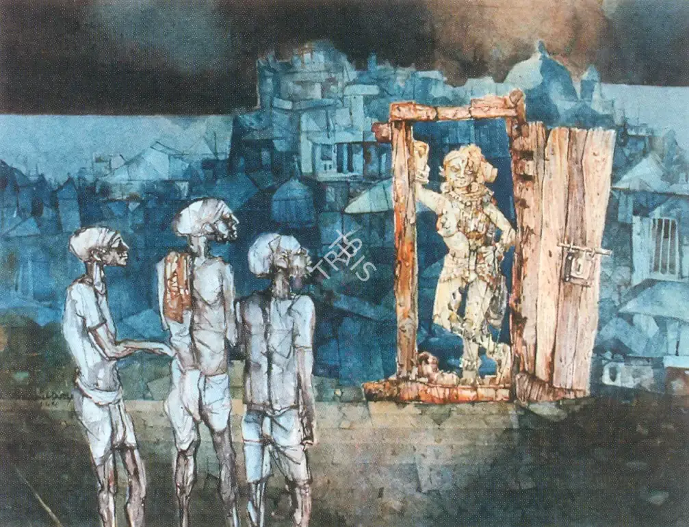 Dasgupta, Dharmanarayan (Artist). Sequences, 1983 | Painting