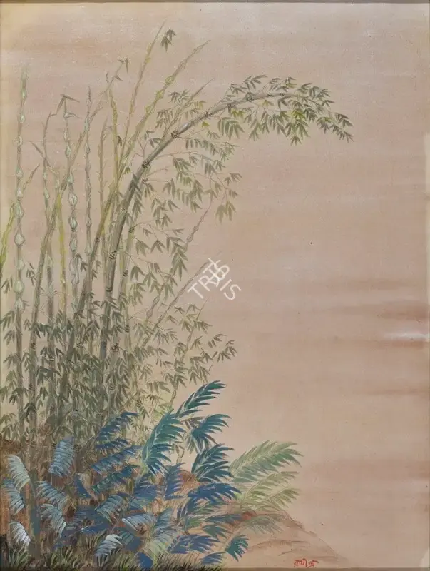 Tagore, Rathindranath (Artist). Untitled (Bamboo Bushes). Watercolour on paper, n.d. | Painting | FineArts | 00595519