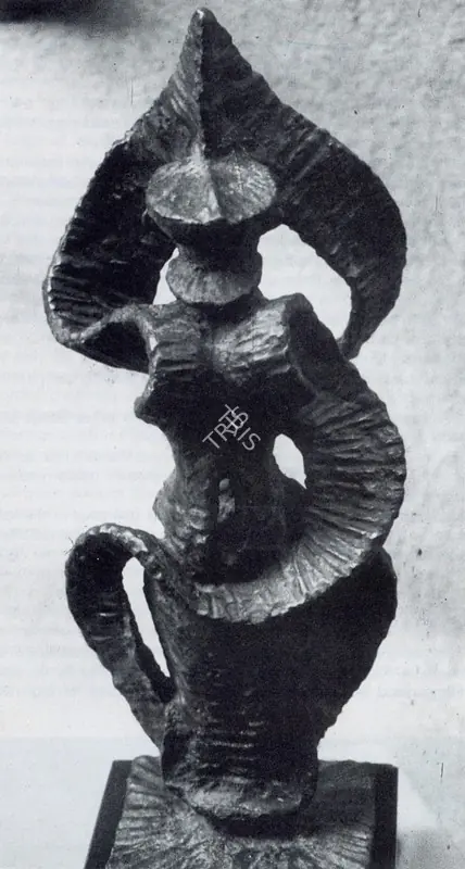 Nambiar, Balan (Artist). Bhagavati. Bronze, 1976-1980 | Marg, September 1985 | Sculpture | FineArts | 00675062