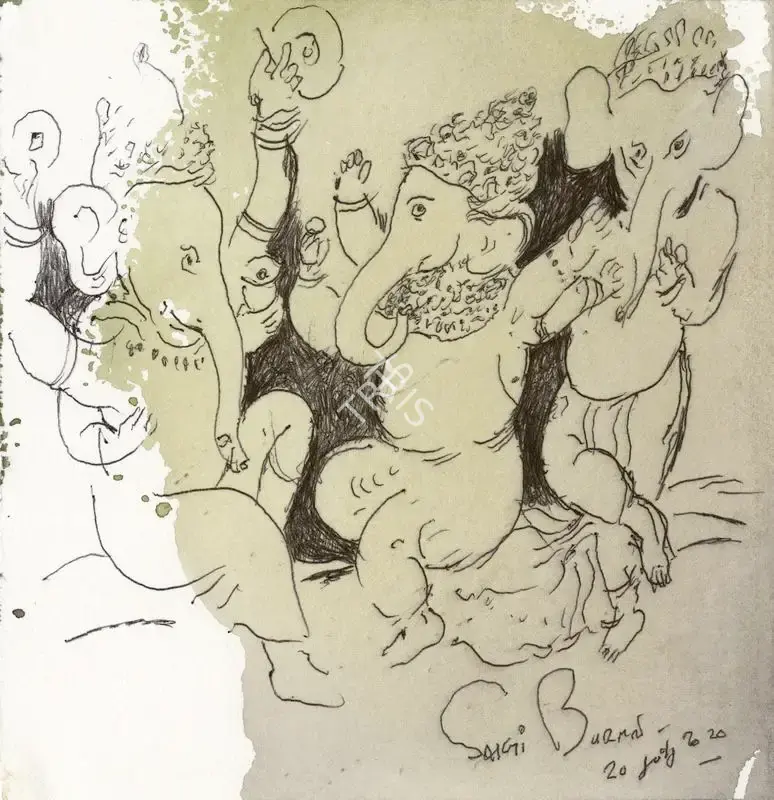 Burman, Sakti (Artist). Untitled, 2020 | Painting