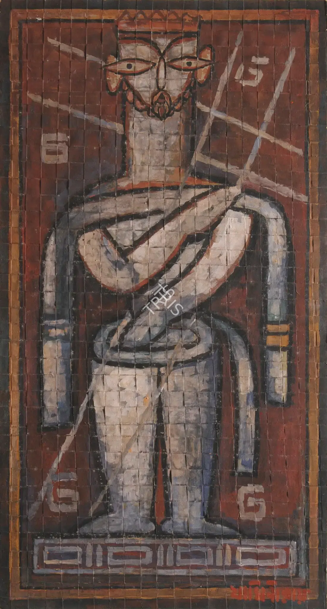 Roy, Jamini (Artist). Untitled, mid 1950s | Painting