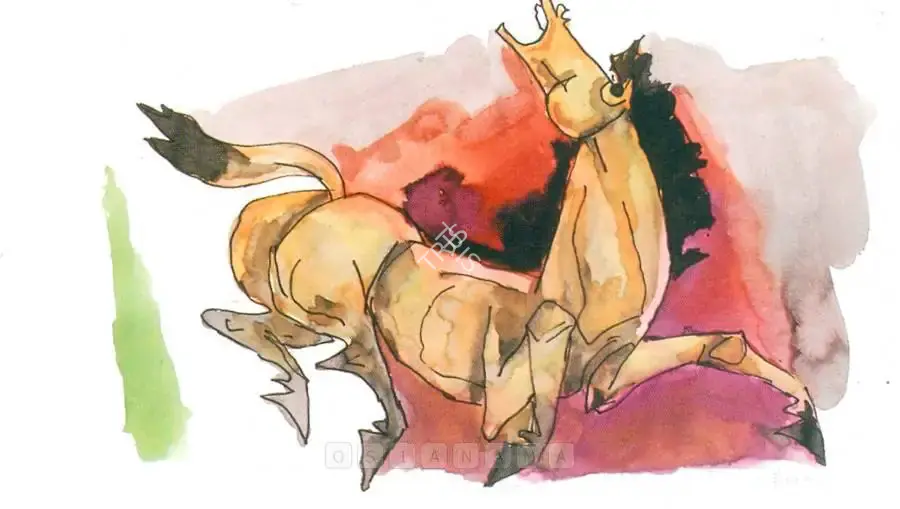 Husain, M.F. (Artist). Horse, n.d. | Painting
