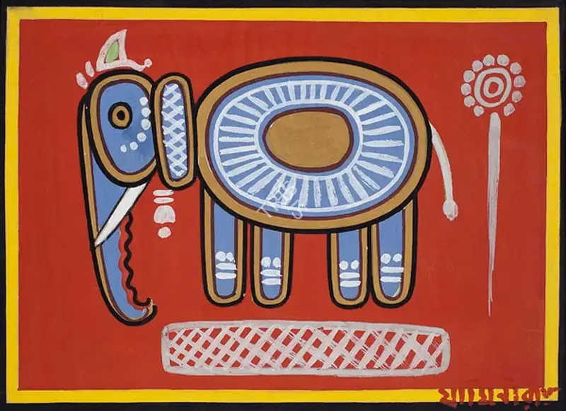 Roy, Jamini (Artist). Untitled, n.d. | Painting