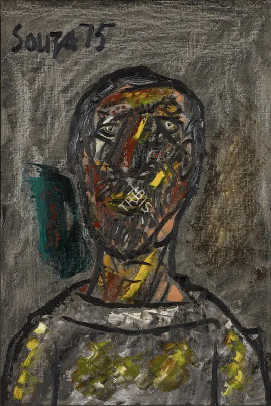 Souza, F.N. (Artist). Portrait, 1975 | Painting