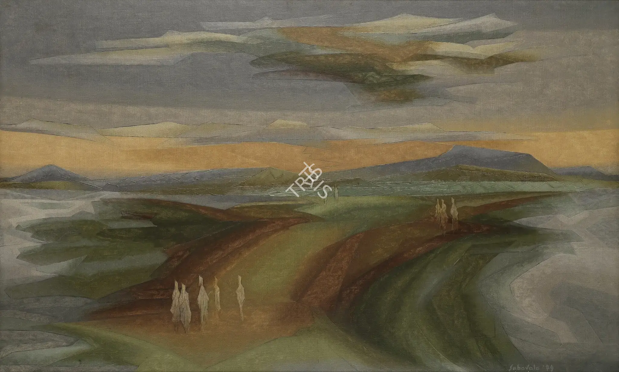 Sabavala, Jehangir (Artist). The Green Cape, 1974 | Painting