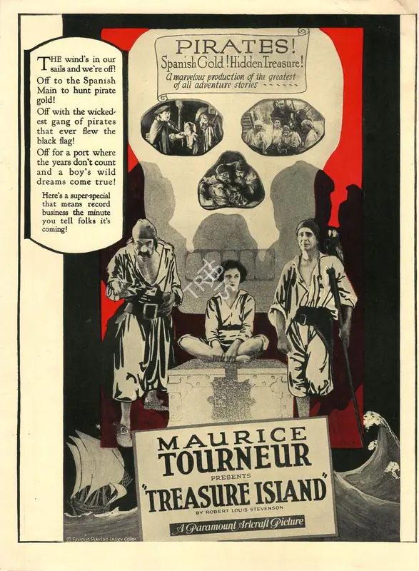 Tourneur, Maurice (Producer), Treasure Island, 1920 | Film Brochure | CinemaEducation | 00892128