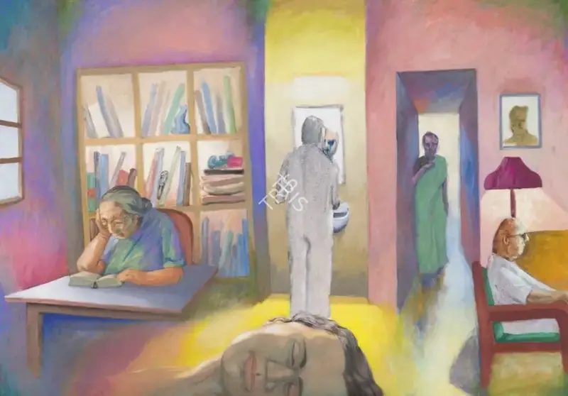 Patwardhan, Sudhir (Artist). Untitled (The Dream), 2022 | Painting