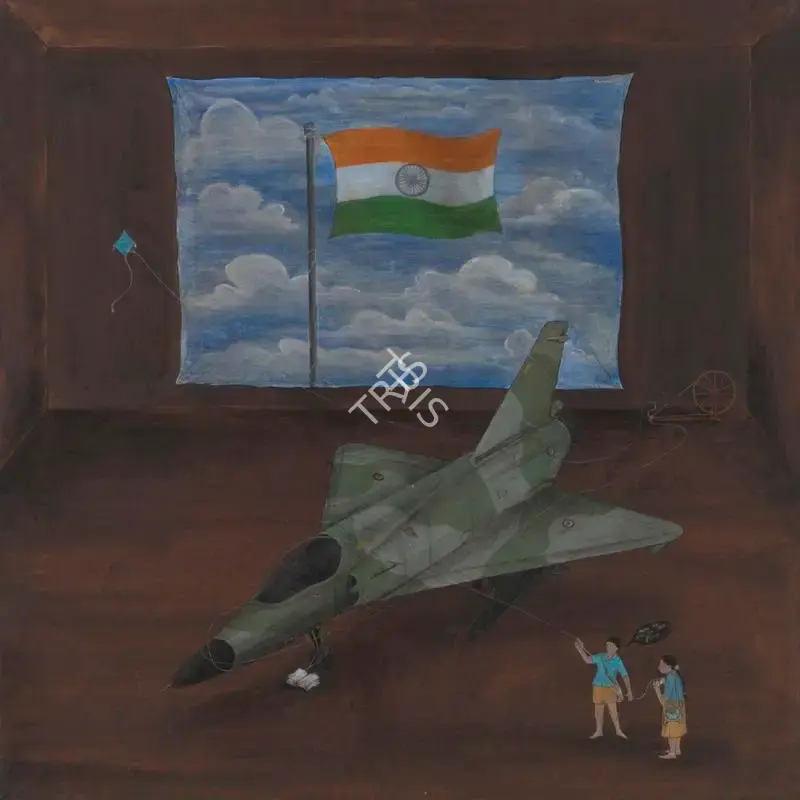 Harsha, N.S. (Artist). Mama My Kite is Still Flying (Charming Nation), 2006 | Painting