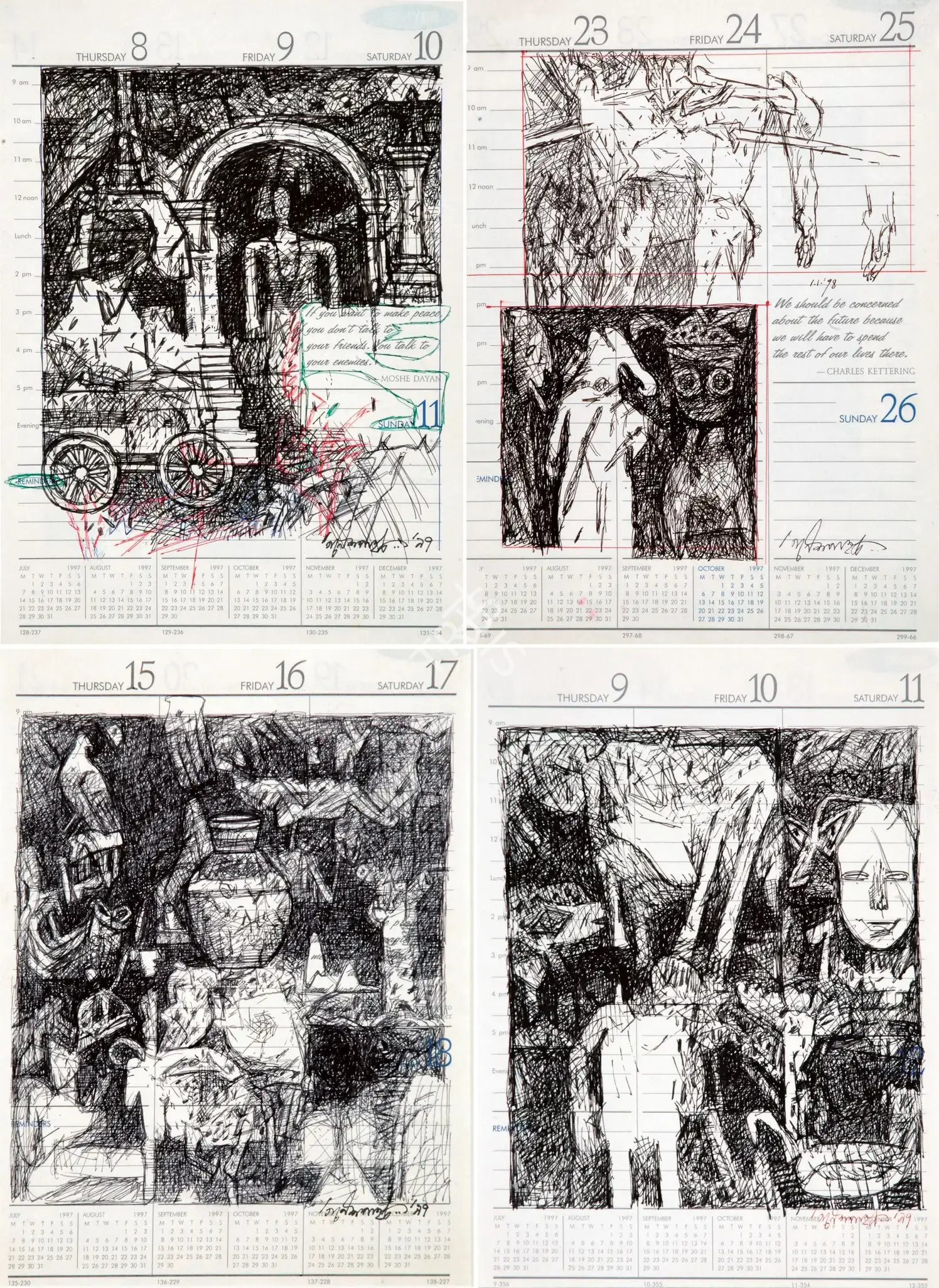 Pyne, Ganesh (Artist). Untitled, 1997 | Drawing