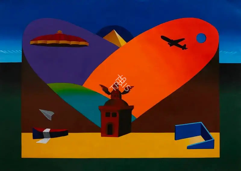 Prasad, Babu Eshwar (Artist). Fasten Your Seat Belt, 2001 | Painting