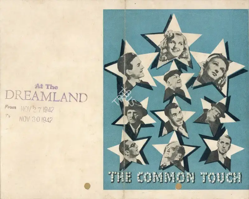 Baxter, John (Director), The Common Touch, 1941 | Handbill | CinemaEducation | 00894165