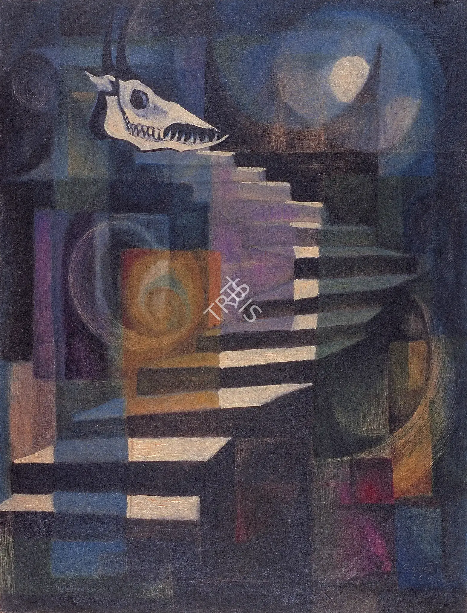 Kar, Sanat (Artist). Untitled, 1960 | Painting