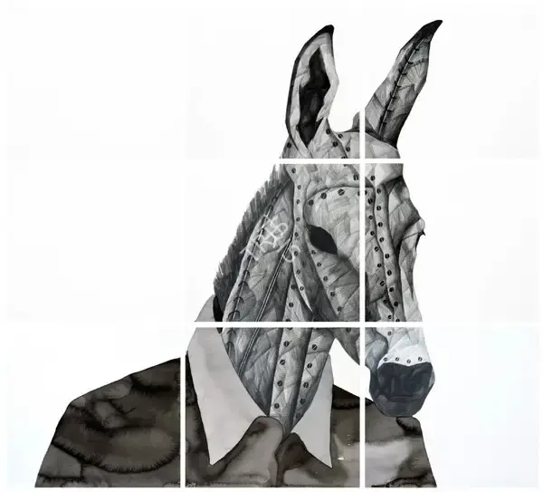 Chaturvedi, P.N. (Artist). A' for Ass, 2011 | Painting