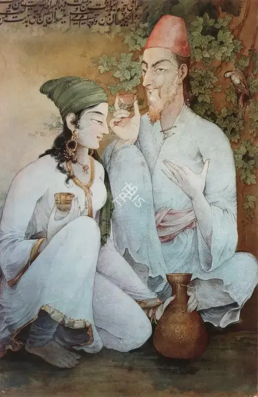 Vijaiwargiya, Ramgopal (Artist). A Scene from the Omar Khayyam, n.d. | Painting