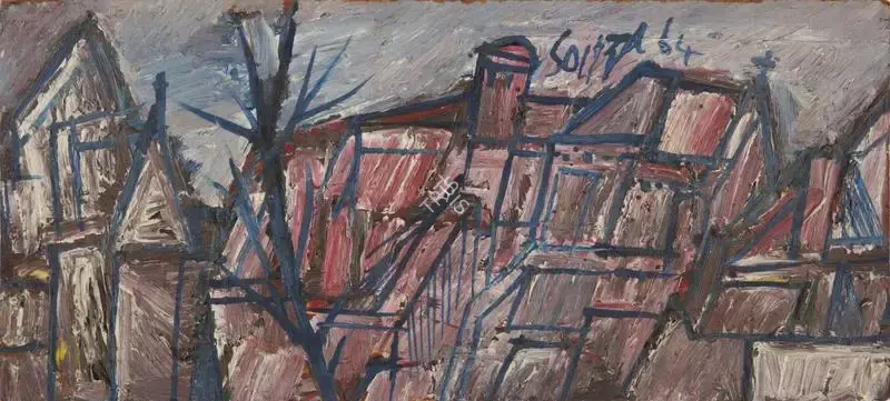Souza, F.N. (Artist). Belsize park London, 1964 | Painting