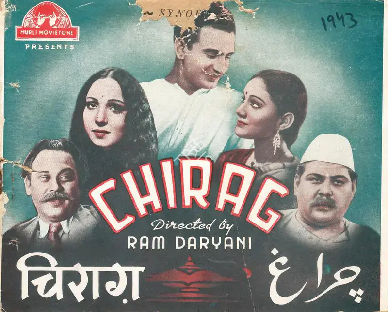 Daryani, Ram (Director), Chirag, 1943 | Song-Synopsis Booklet | CinemaEducation | 00781671