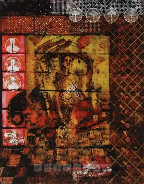 Rao, A. Rajeswara (Artist). Untitled. Acrylic on acrylic sheet, 2004 | Painting  | 00879942