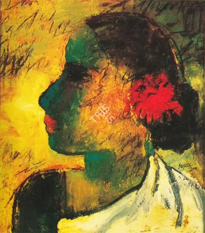Achrekar, Sujata (Artist). Untitled. Oil on canvas, n.d. | Painting | FineArts | 00372091