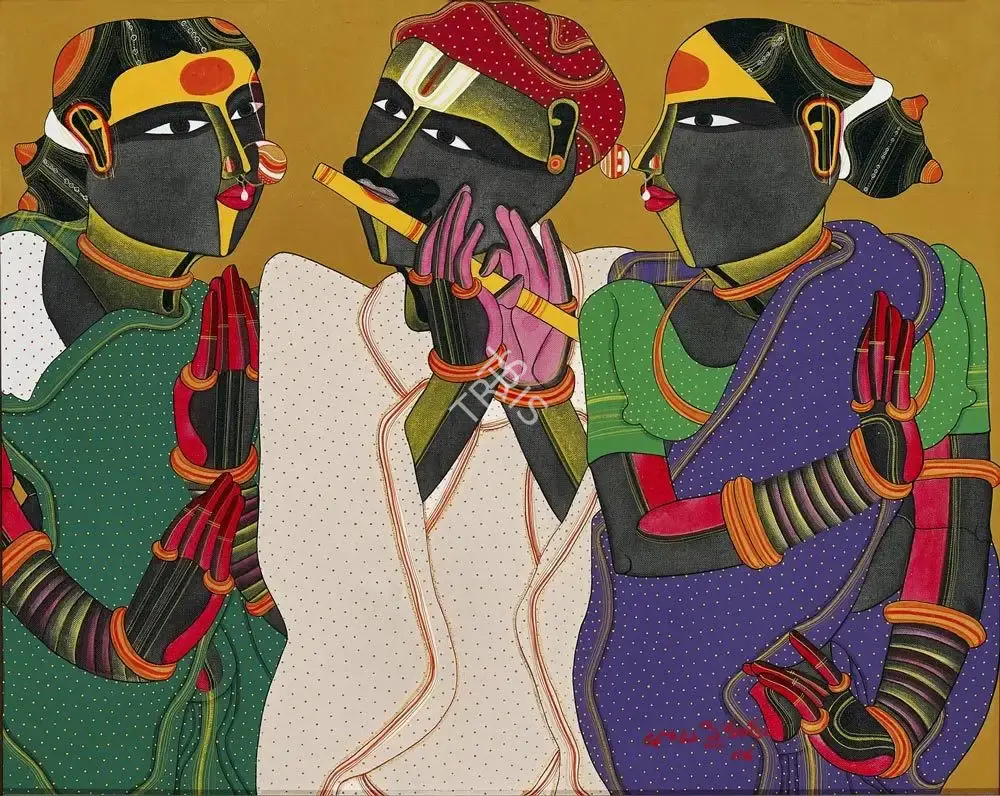 Vaikuntam, Thota (Artist). Untitled. Acrylic on canvas board, 2014 | Painting | FineArts | 00546536