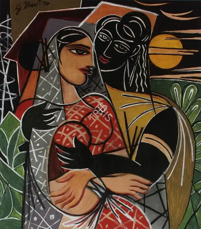 Keyt, George (Artist). Ratikeli, 1974 | Painting