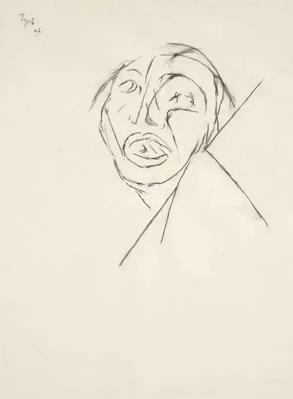 Mehta, Tyeb (Artist). Untitled, 2007 | Drawing