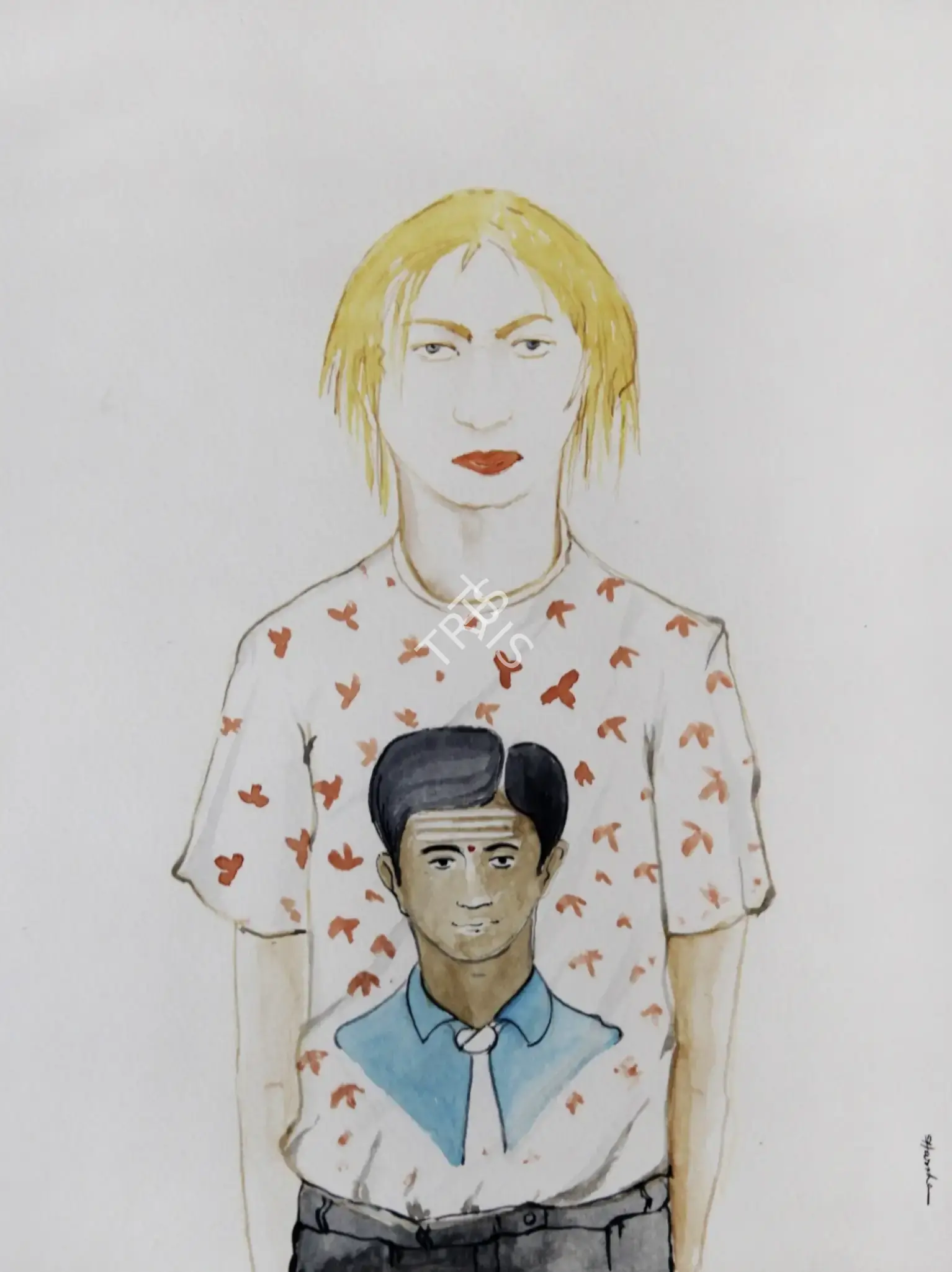 Harsha, N.S. (Artist). Untitled. Watercolour on paper, n.d. | Painting | FineArts | 00901115