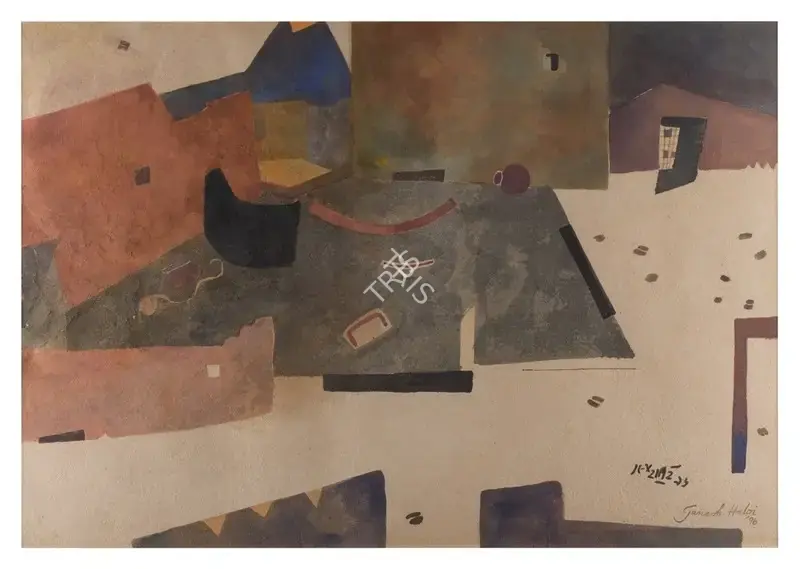 Haloi, Ganesh (Artist). Untitled (Abstract Landscapes), 1996 | Painting