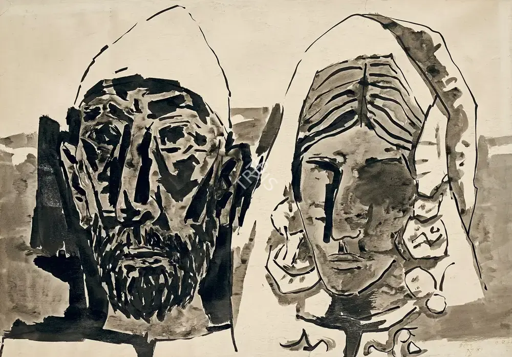 Husain, M.F. (Artist). Untitled, 1966 | Painting