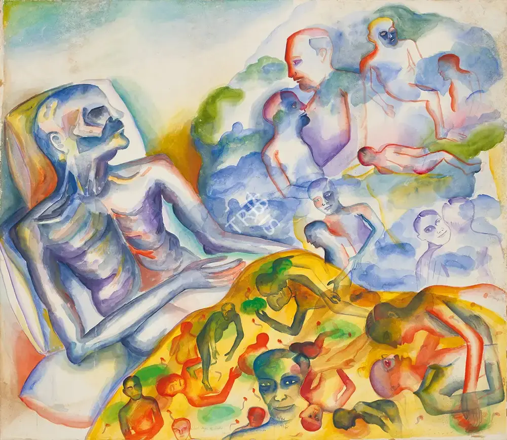 Khakhar, Bhupen (Artist). Untitled, 1998 | Painting