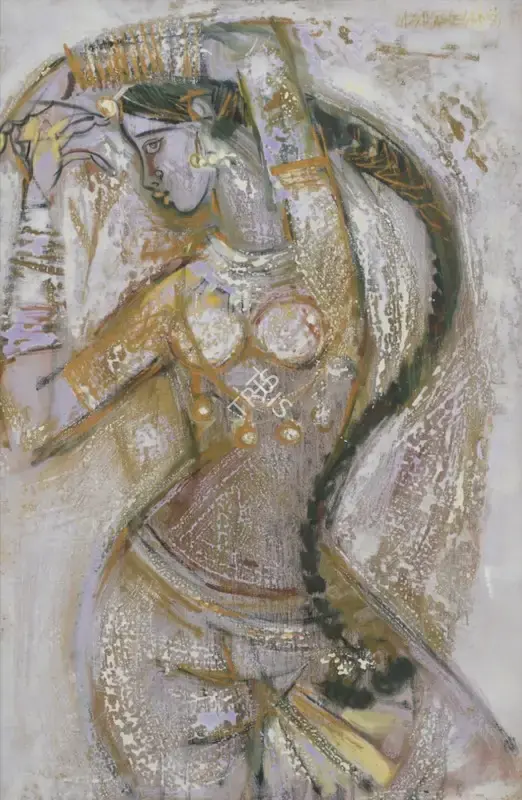 Sivanesan, M. (Artist). Untitled. Oil on canvas, 1981 | Painting | EconomicsArt | 00870565