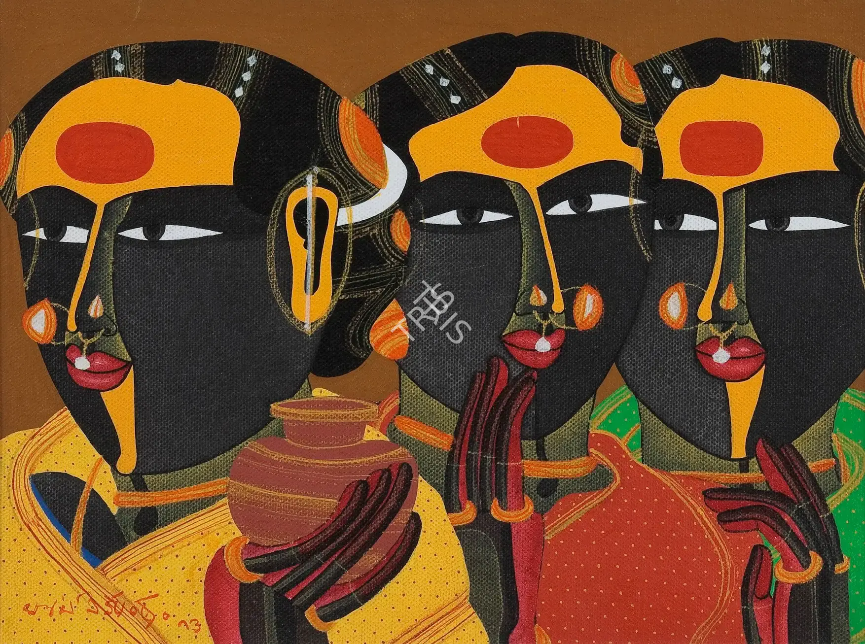 Vaikuntam, Thota (Artist). Untitled. Acrylic on canvas, 2013 | Painting | FineArts | 00645290